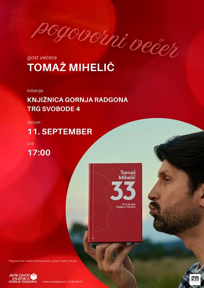 Pogovorni večer Tomaž Mihelič